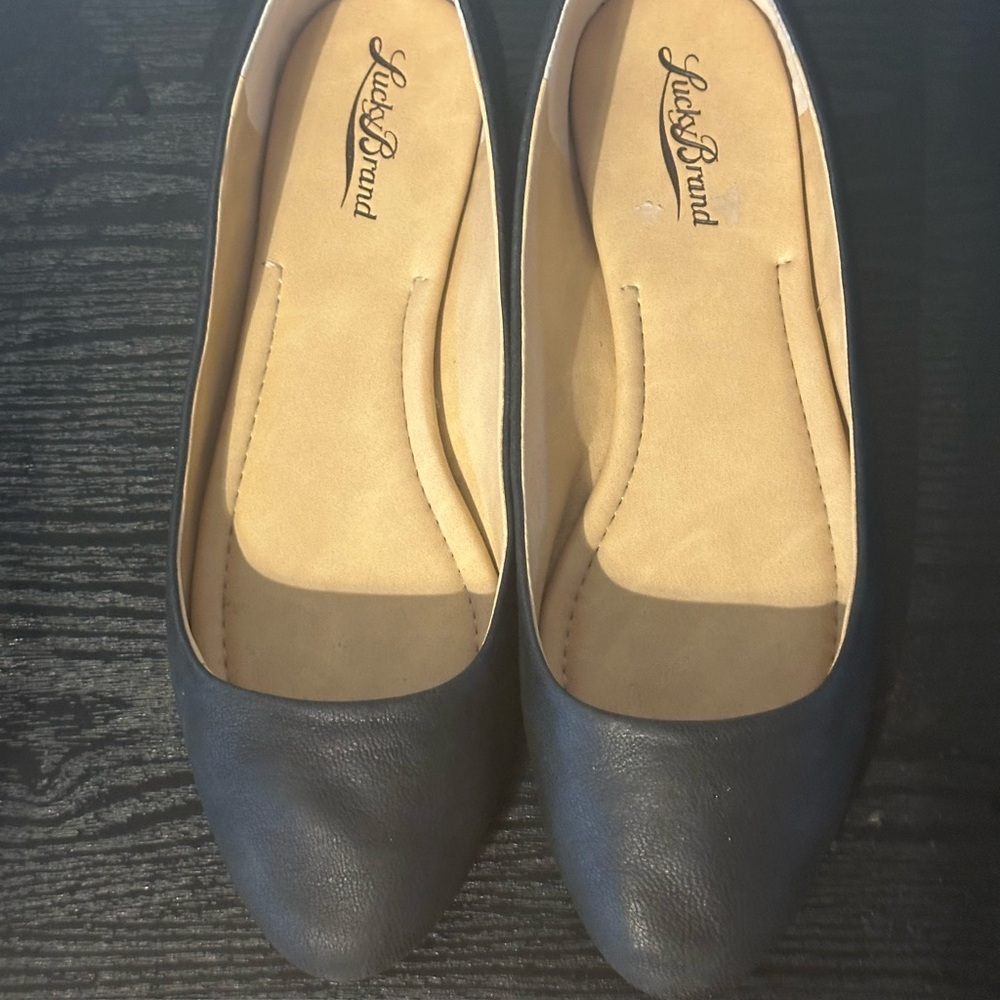 Lucky Brand Black Ballet Flats